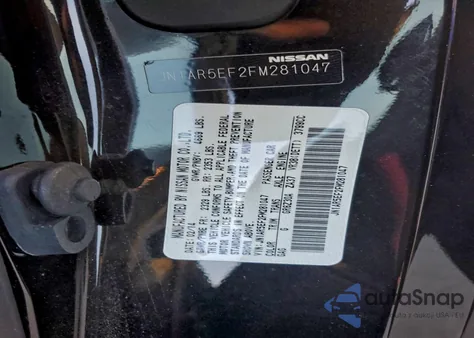 2015 Nissan Gt-R Premium z USA, uszkodzony, nr VIN JN1AR5EF2FM281047